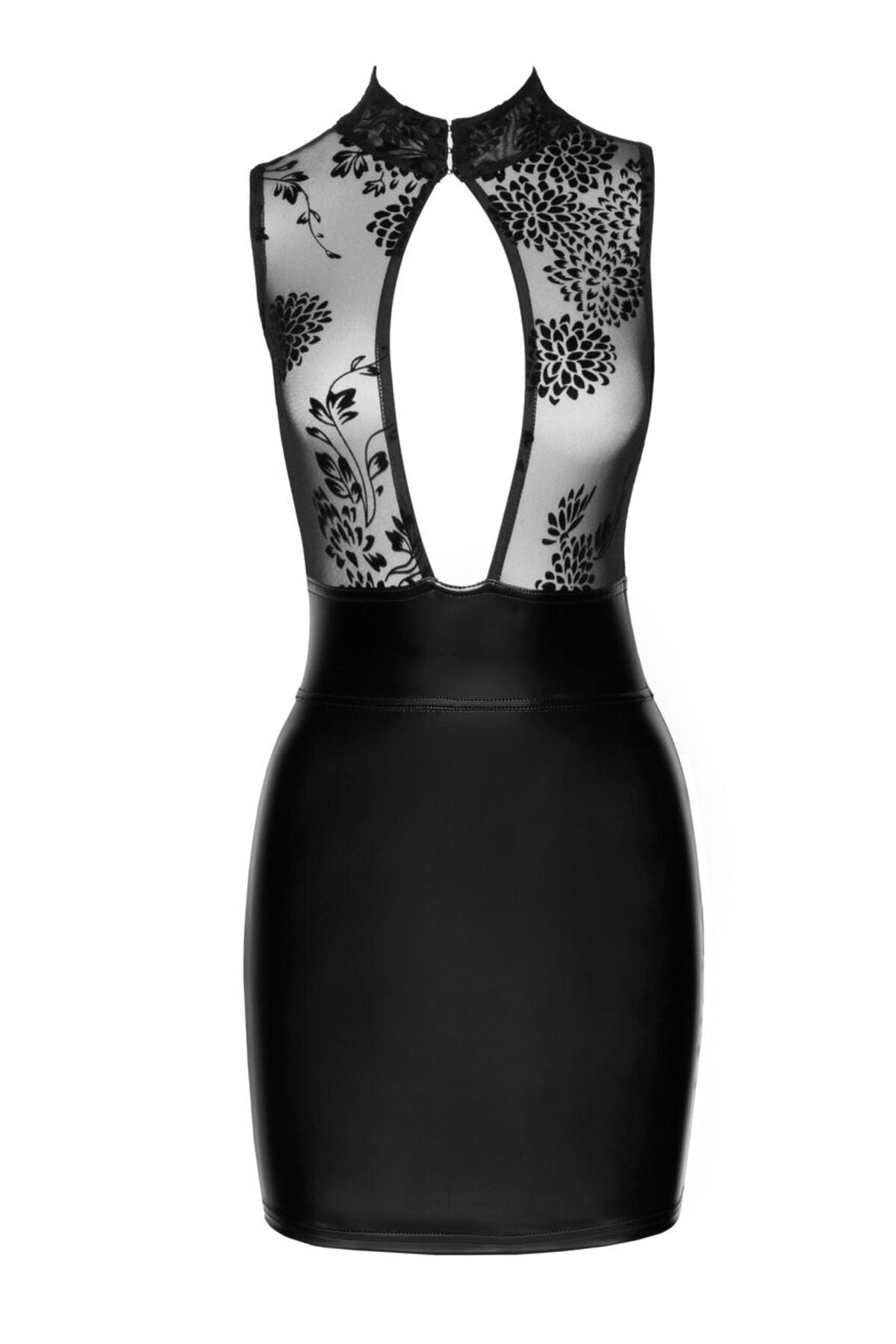 Сукня Noir Handmade F241 Short dress with powerwetlook skirt and tulle top, L