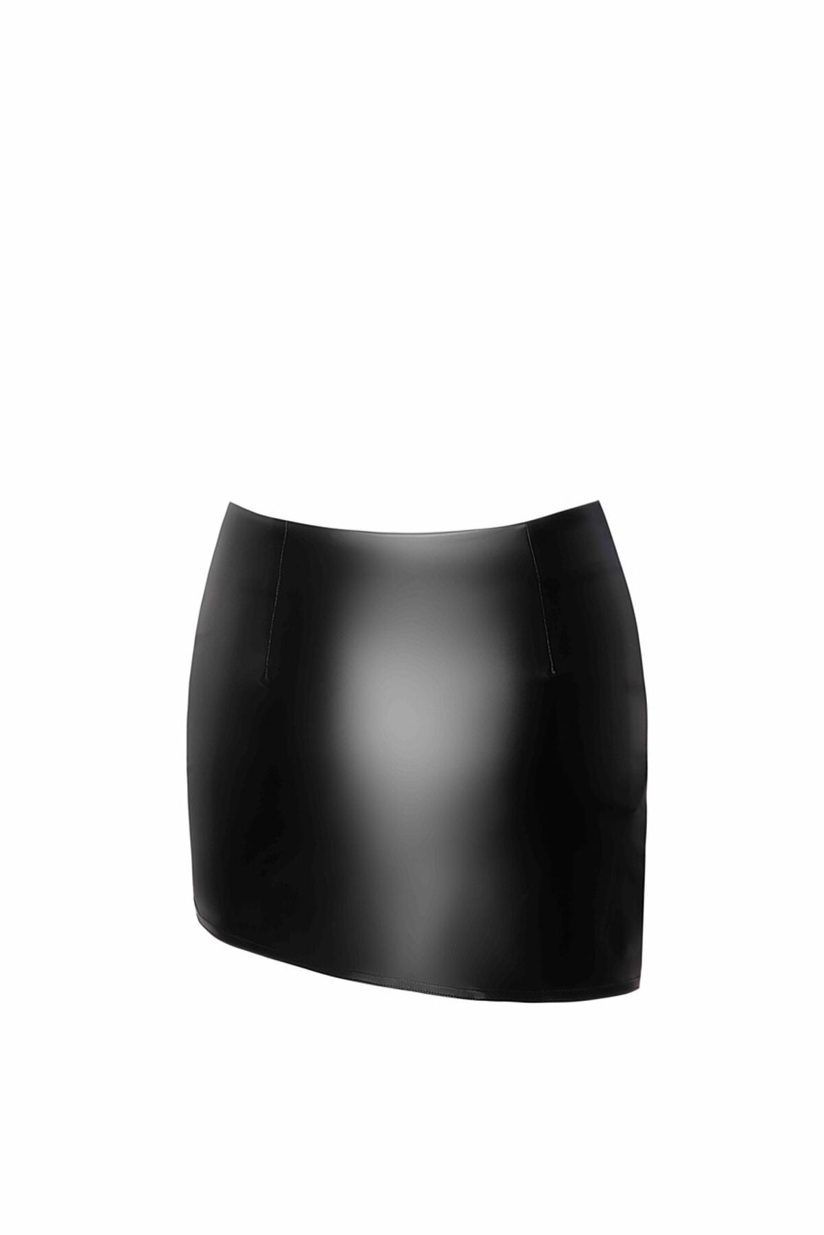 Спідниця Noir Handmade F305 Legacy, M, black, міні, під латекс, асиметричний крій
