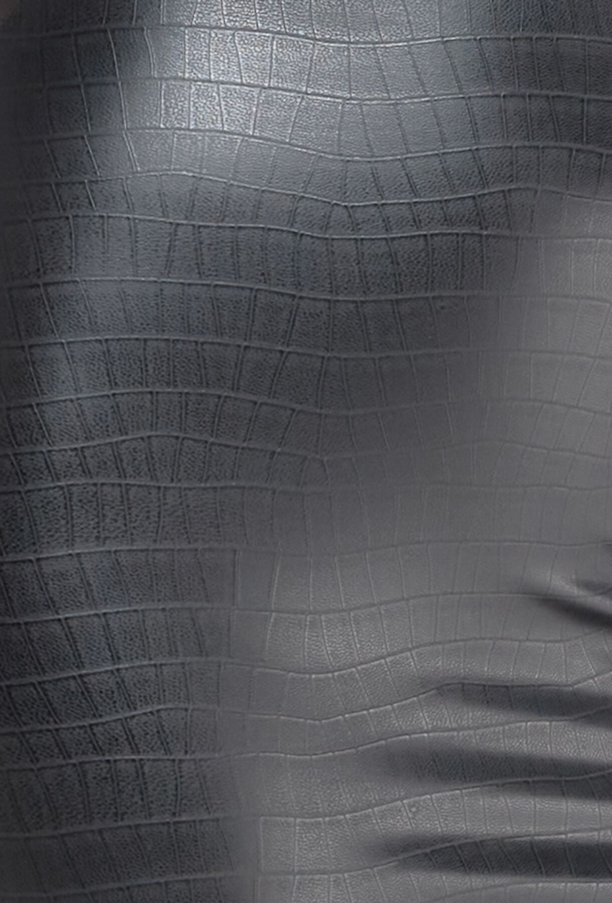 Трусики-стрінги Noir Handmade P012 Wild, XXL, під латекс, крокодиловий принт, застібки з боків