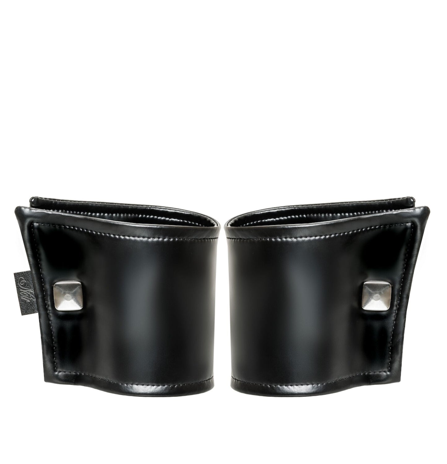 Чоловічі браслети з потайним гаманцем Noir Handmade H075, пара, під латекс, потайна блискавка
