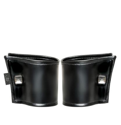 Чоловічі браслети з потайним гаманцем Noir Handmade H075, пара, під латекс, потайна блискавка