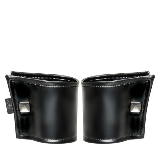 Чоловічі браслети з потайним гаманцем Noir Handmade H075, пара, під латекс, потайна блискавка