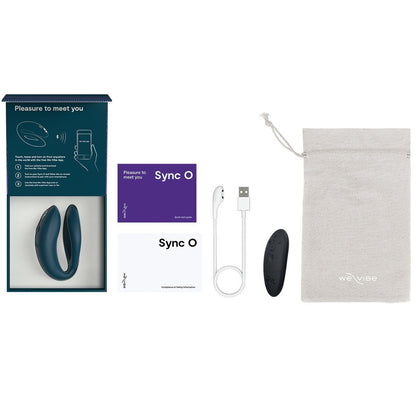 Смарт-вібратор для пар We-Vibe Sync O Velvet Green, пульт ДК