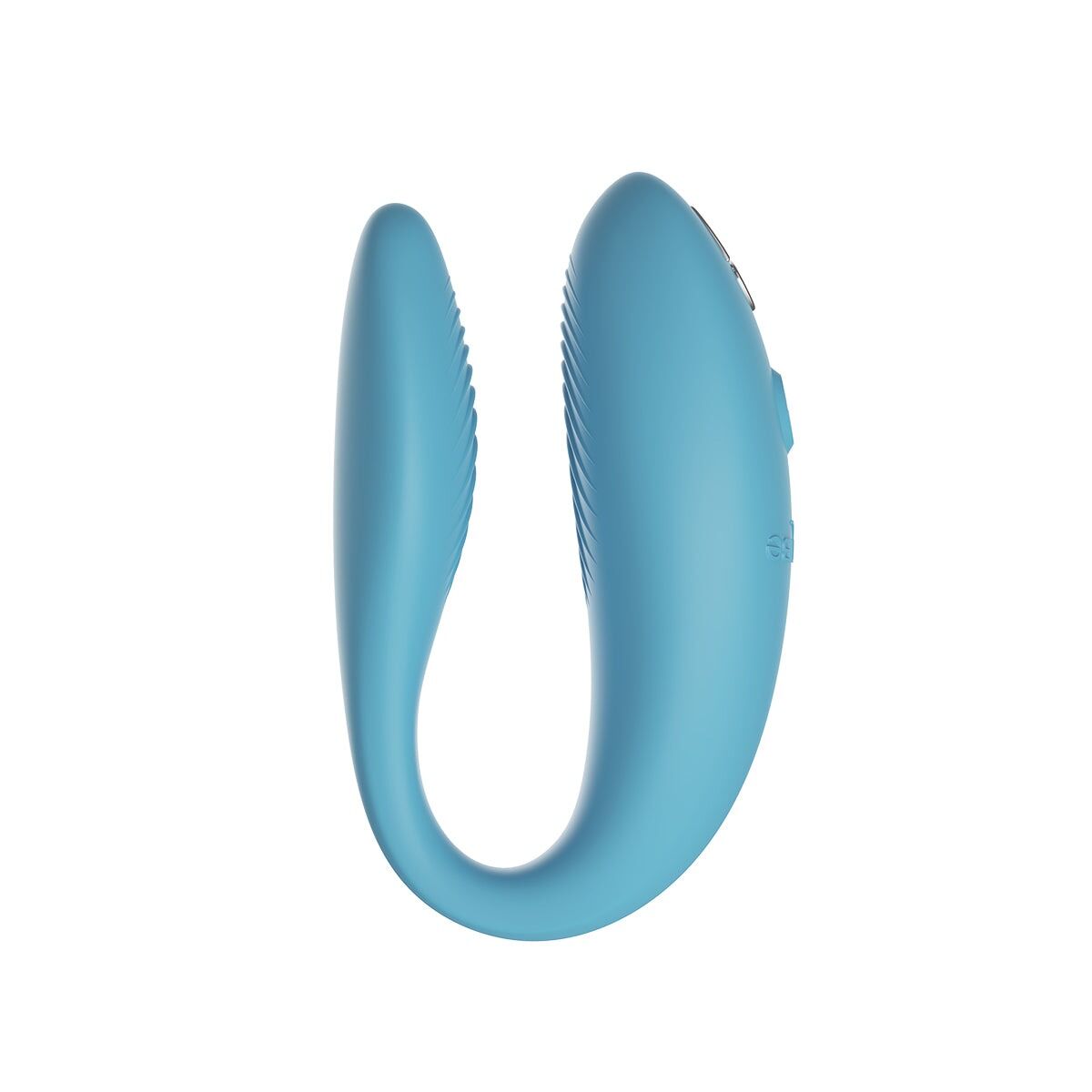 Смарт-вібратор для пар We-Vibe Sync GO Turquoise, тревел-кейс, пульт ДК