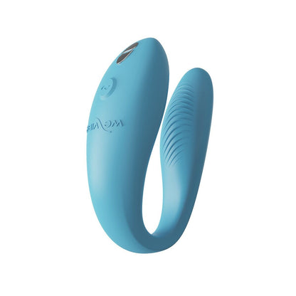Смарт-вібратор для пар We-Vibe Sync GO Turquoise, тревел-кейс, пульт ДК