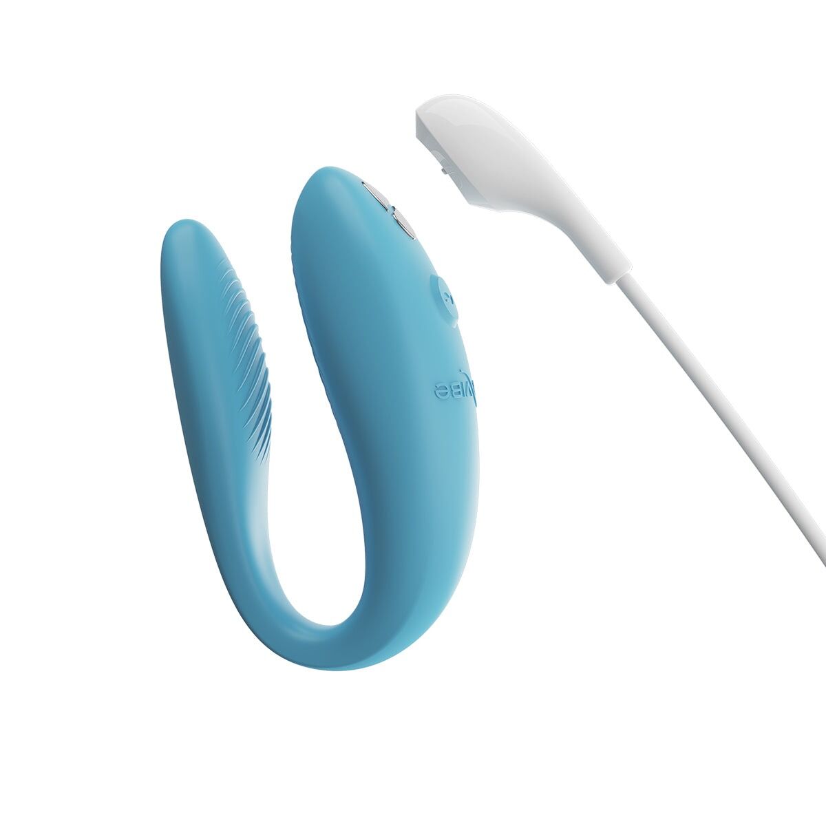Смарт-вібратор для пар We-Vibe Sync GO Turquoise, тревел-кейс, пульт ДК