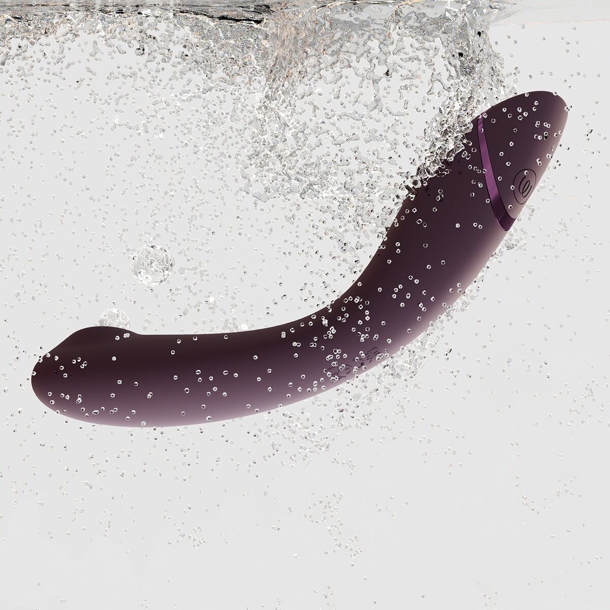 Вакуумний стимулятор для точки G та клітора з вібрацією Womanizer OG Aubergine, 12 рівнів, 3 режими