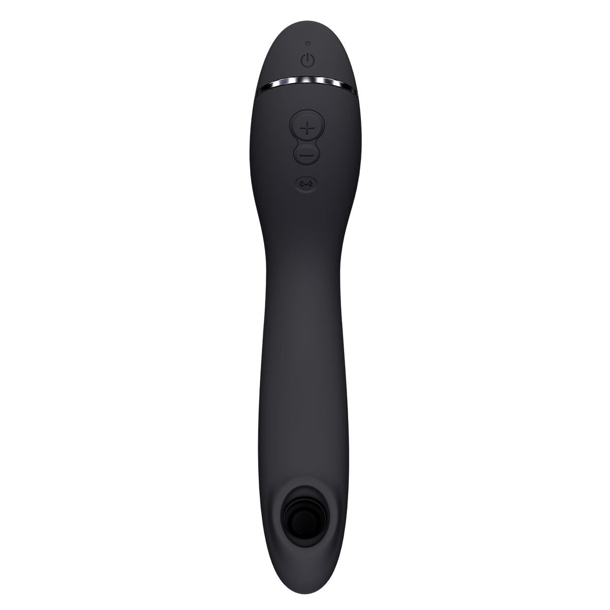 Вакуумний стимулятор для точки G та клітора з вібрацією Womanizer OG Dark Grey, 12 рівнів, 3 режими