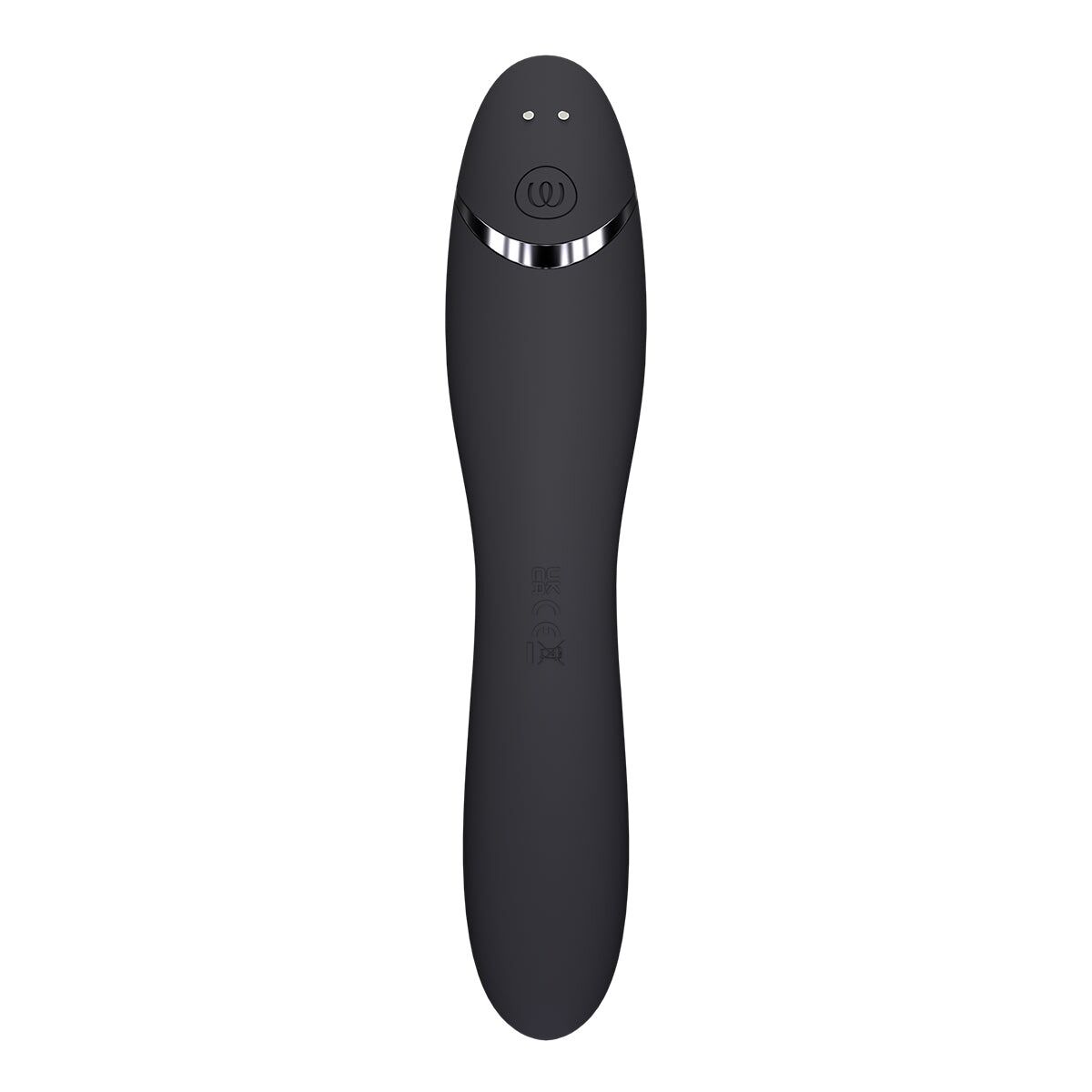 Вакуумний стимулятор для точки G та клітора з вібрацією Womanizer OG Dark Grey, 12 рівнів, 3 режими