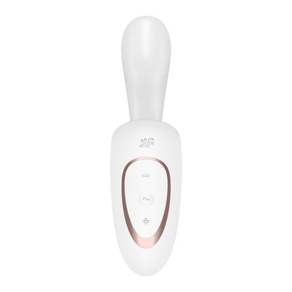 Вагінально-кліторальний вібратор Satisfyer G for Goddess 1 White, 2 мотори