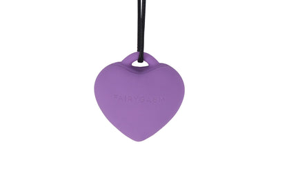 Мінівібратор «Сердечко» FairyGasm PleasureStone violet, 9 режимів, на шнурку