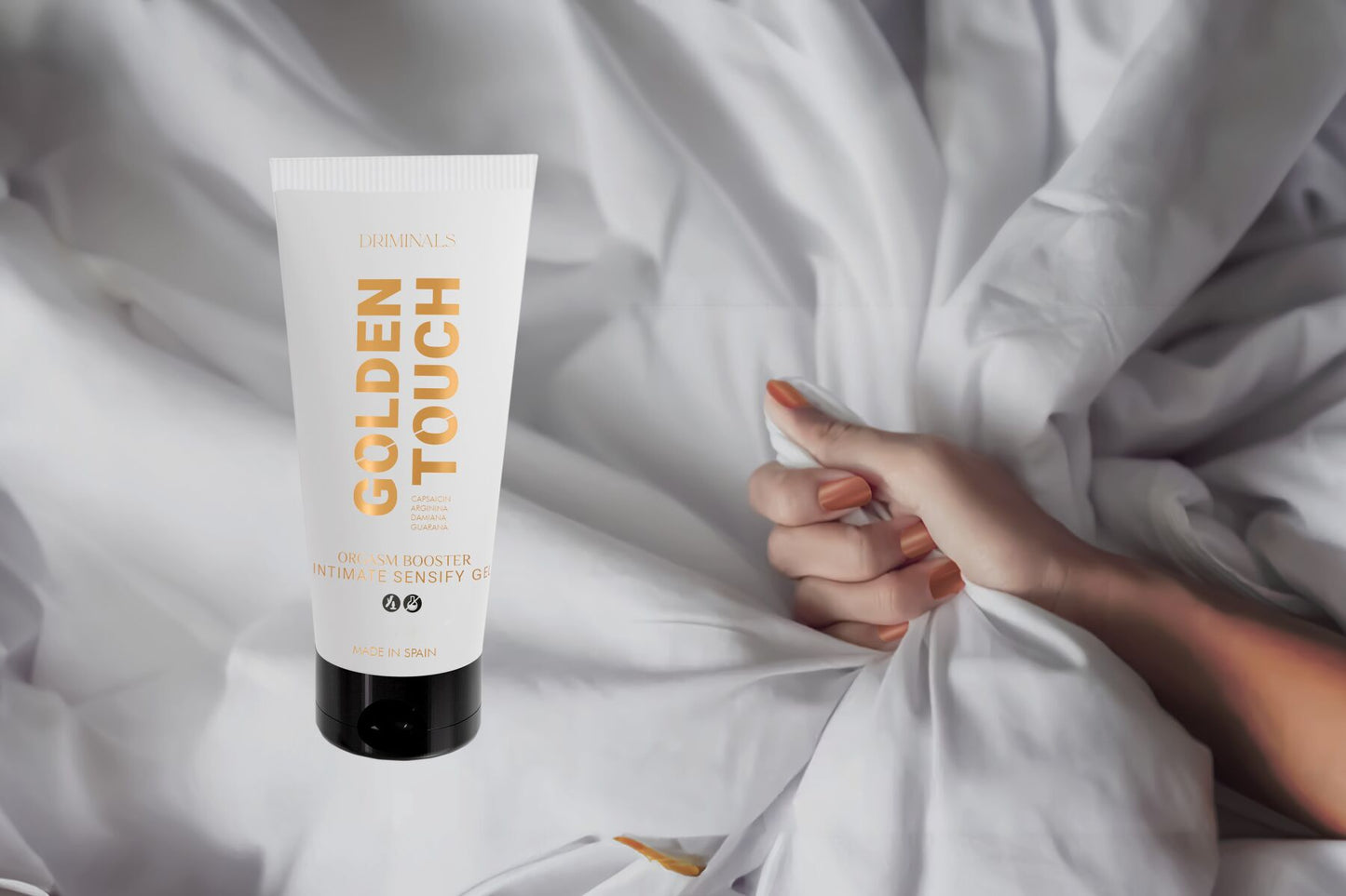 Збуджувальний гель для клітора Driminals Golden Touch Orgasm Booster, 30 мл, розігрів та поколювання