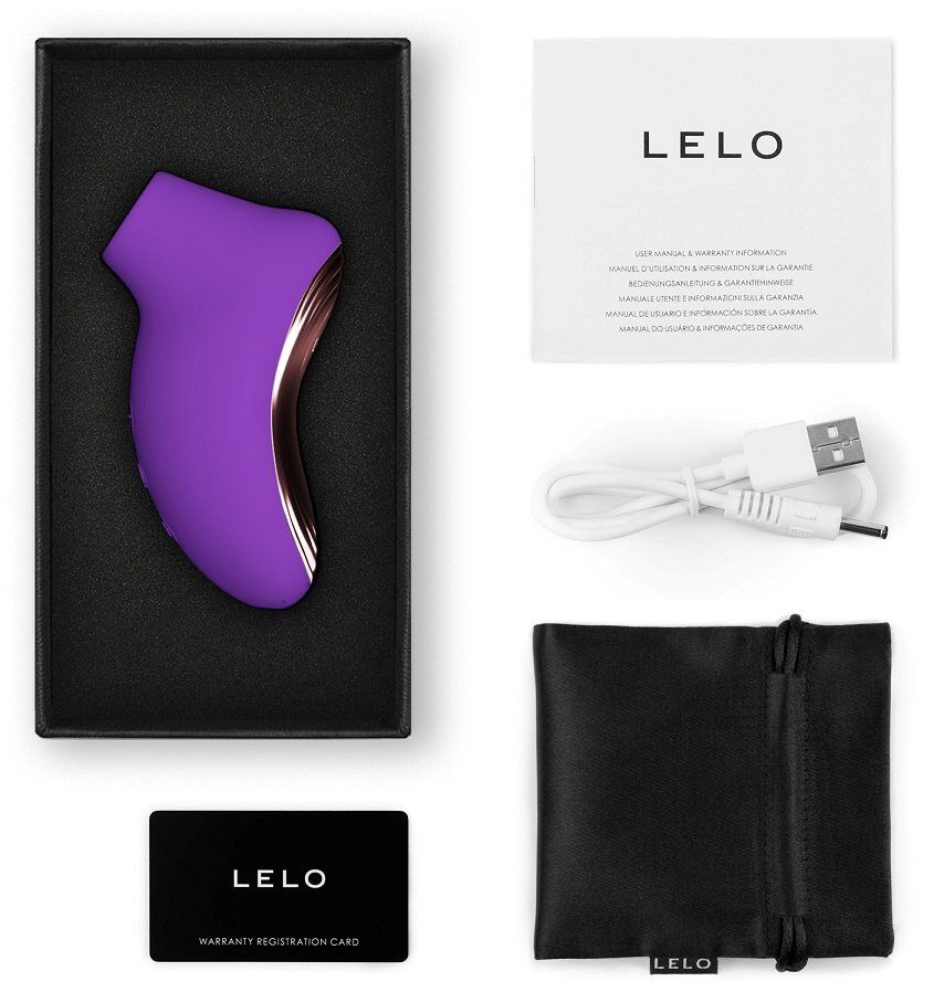Звуковий стимулятор клітора LELO SONA 2 Travel Purple, тревел-версія, 12 режимів