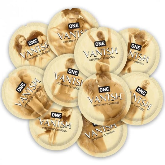 Презерватив ONE Vanish Hyperthin, 1 шт, ультратонкий, зі змазкою