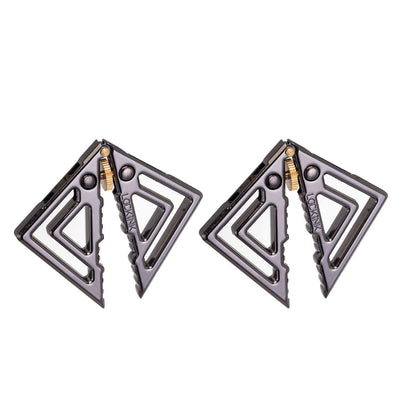 Затискачі для сосків з легкої підвіскою LOCKINK Adjustable Nipple Clamps with Light Pendant - Grey