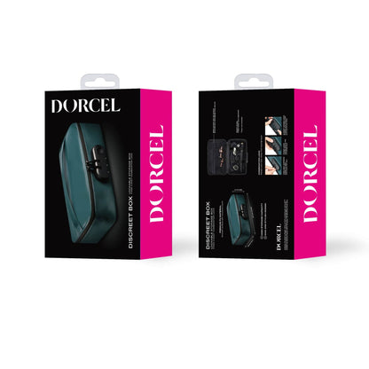 Кейс для іграшок Dorcel DISCREET BOX LUXURY GREEN, кодовий замок, 27×16×7,62 см