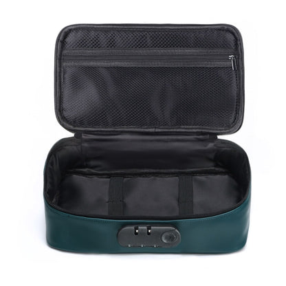 Кейс для іграшок Dorcel DISCREET BOX LUXURY GREEN, кодовий замок, 27×16×7,62 см