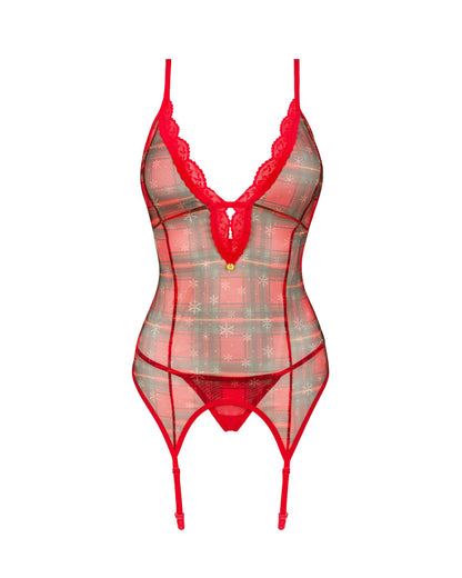 Корсет Obsessive Jollymore corset XL/2XL