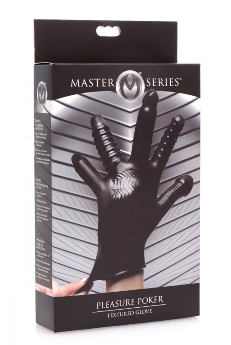 Рукавичка з різними текстурами Master Series Pleasure Poker Textured Glove