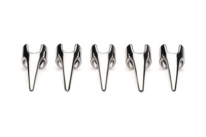 Набір кілець з кігтями Master Series Five-Piece Sensation Claw Rings - Silver