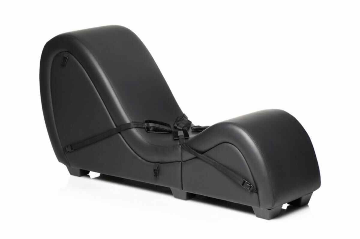Секс-крісло з подушками Master Series Kinky Sex Lounge with Cushions - Black