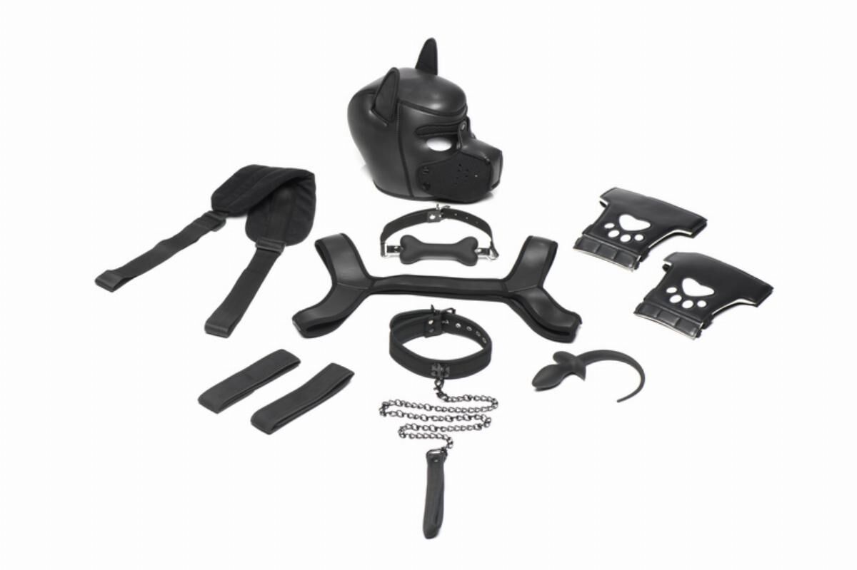 Набір BDSM цуценя Master Series Luxury Pup Arsenal Set - Black