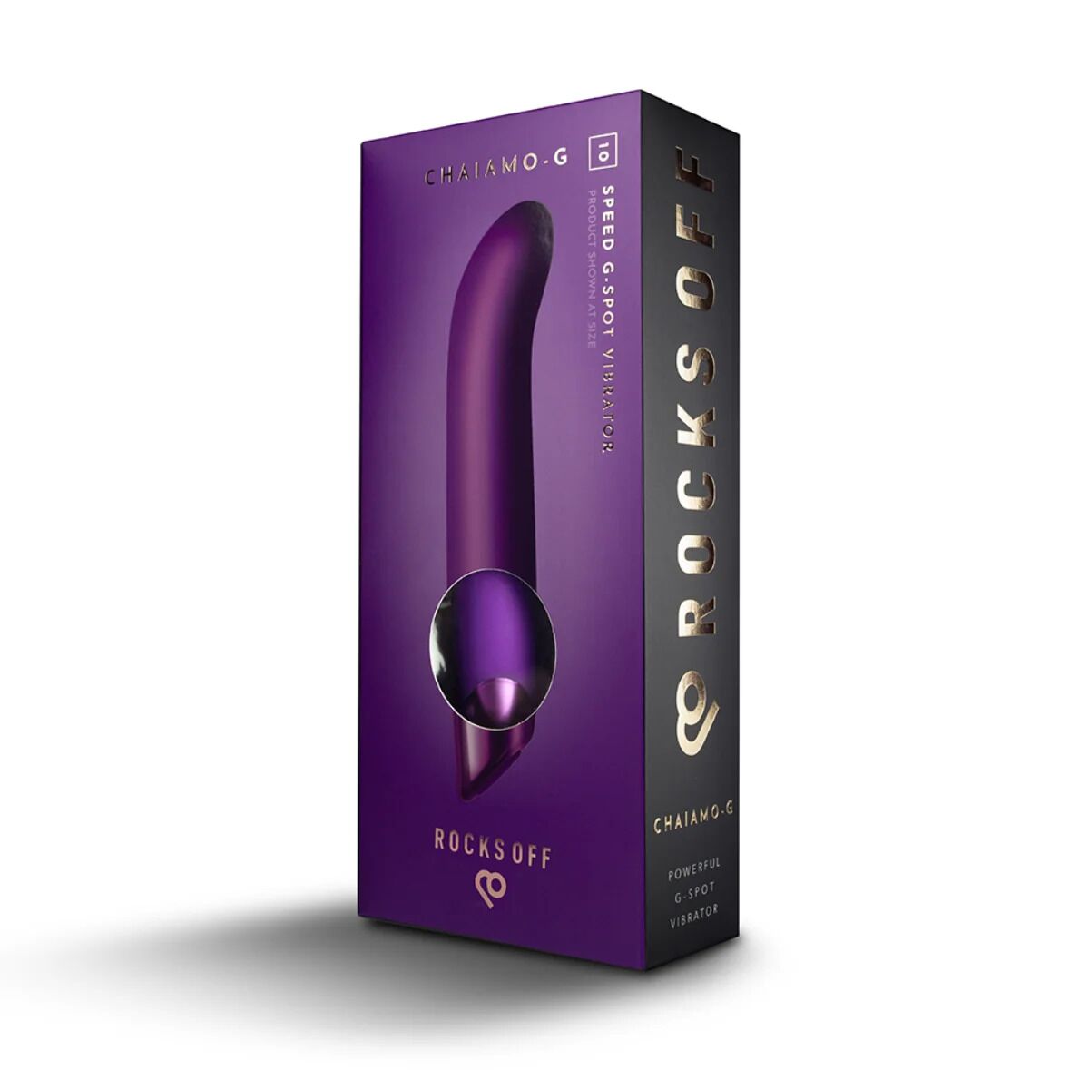 Вібратор для точки G Rocks Off Chaiamo G Purple, 10 режимів