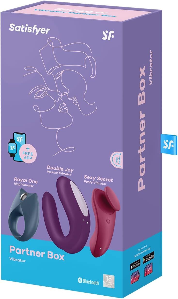 Набір Satisfyer Partner Box 3 (Double Joy, Sexy Secret + Royal One)