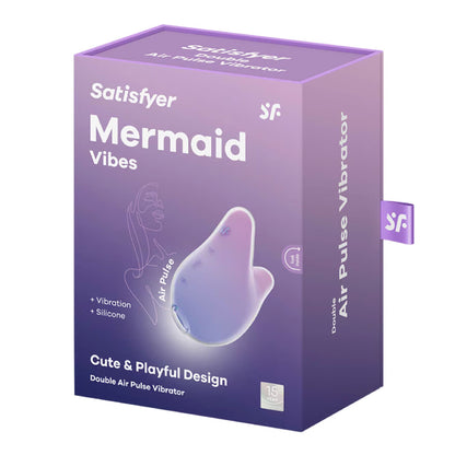 Вакуумний кліторальний стимулятор Satisfyer Mermaid Vibes Violet/Pink, 2 мотори