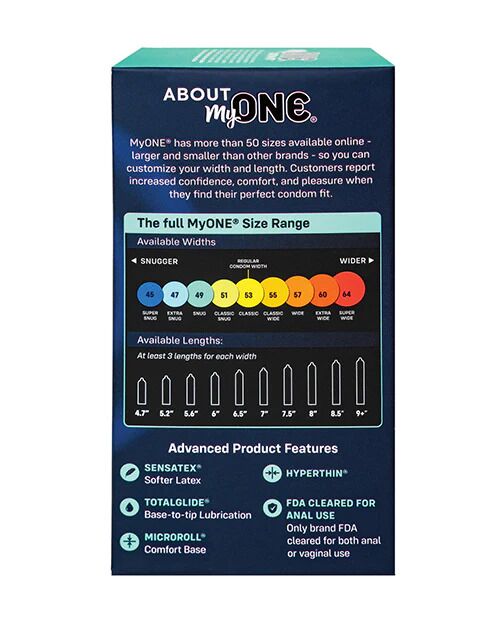 Презервативи MyONE Snug 10 шт, картонна коробка