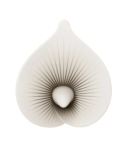 Розкішний вібромасажер Zalo – Calla Ivory White, двосторонній, 2 мотори
