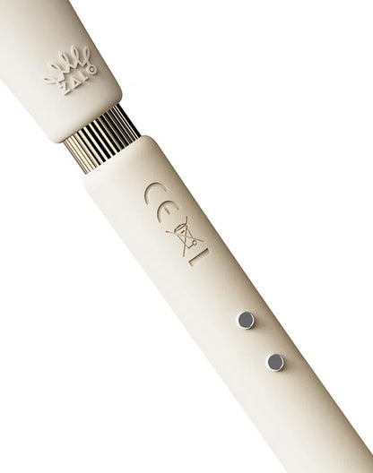 Розкішний вібромасажер Zalo – Calla Ivory White, двосторонній, 2 мотори