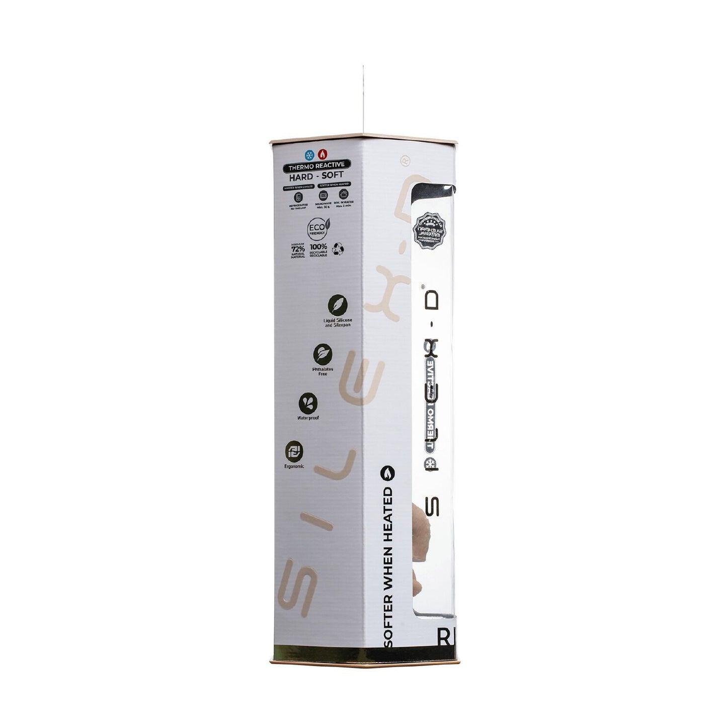 Фалоімітатор SilexD Vetus Real Skin Flesh (8in MODEL 1) суперсофт-силікон+Silexpan, діаметр 4,1 см