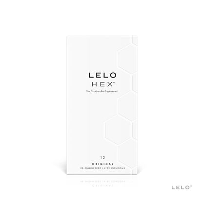 Презервативи LELO HEX Condoms Original 12 Pack, тонкі та суперміцні