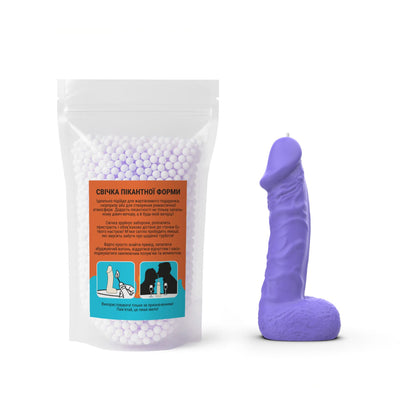Свічка у вигляді члена Чистий Кайф MEDIUM Violet