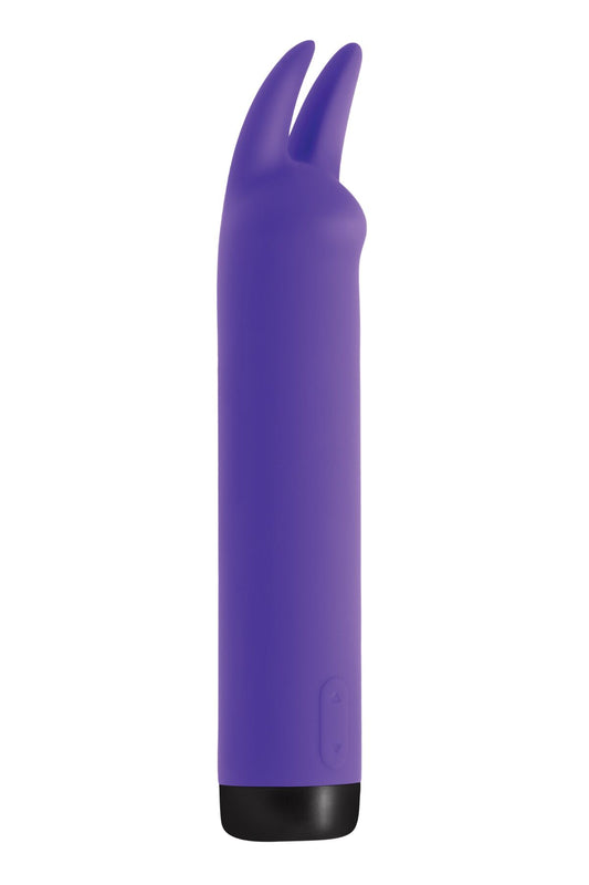 Вібратор S Pleasures Bullets Amethyst, фіолетовий, з двома відростками, 10 режимів, діаметр 2,8 см