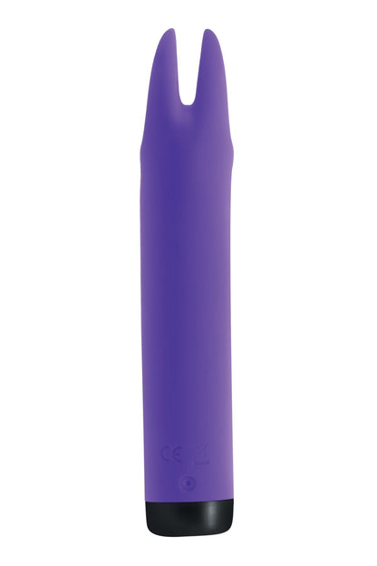 Вібратор S Pleasures Bullets Amethyst, фіолетовий, з двома відростками, 10 режимів, діаметр 2,8 см
