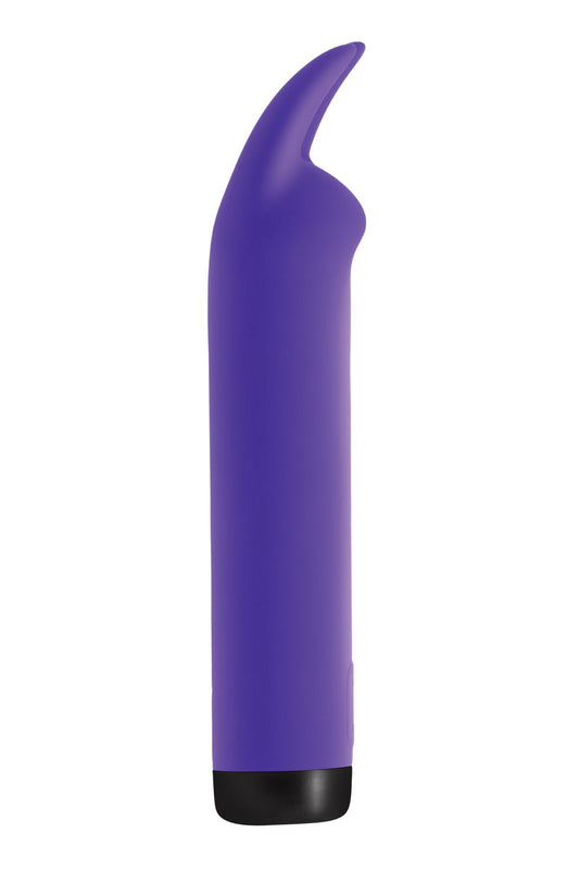 Вібратор S Pleasures Bullets Amethyst, фіолетовий, з двома відростками, 10 режимів, діаметр 2,8 см