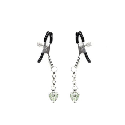 Затискачі для сосків Liebe Seele Glow-in-dark Nipple Clamps Green