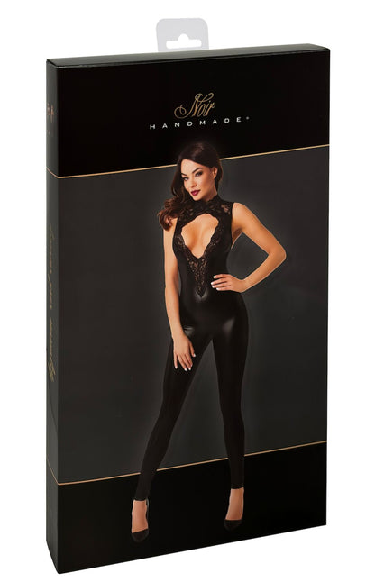 Комбінезон Noir Handmade F342 Powerwetlook and lace overall - XL