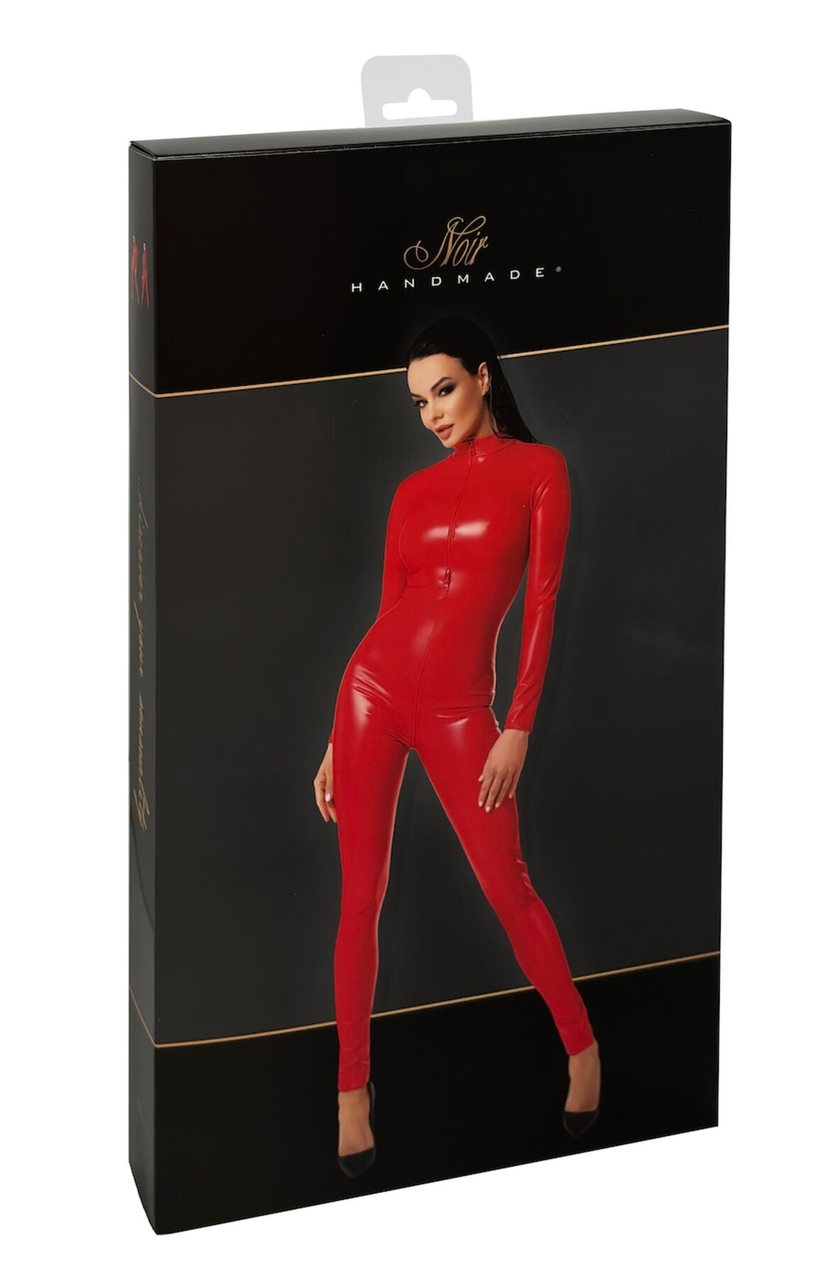 Комбінезон Noir Handmade F353 Red powerwetlook overall - L