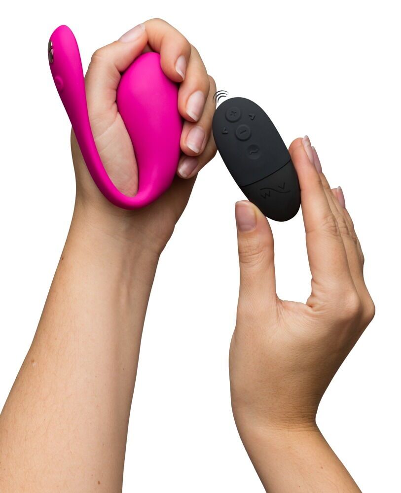 Смарт-віброяйце We-Vibe Jive 2 Electric Pink, пульт ДК, до 4 годин роботи