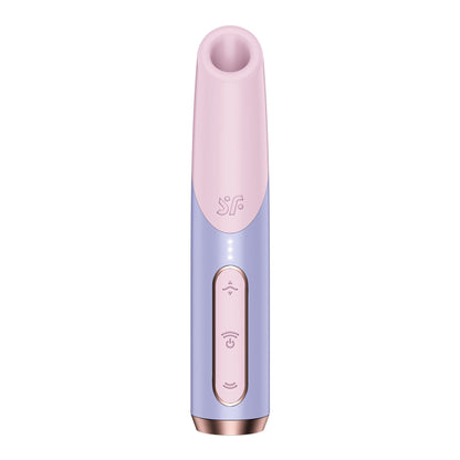 Вакуумний стимулятор Satisfyer Bold Kiss Violet, магнітна технологія 3D Air Pulse, 30 режимів роботи