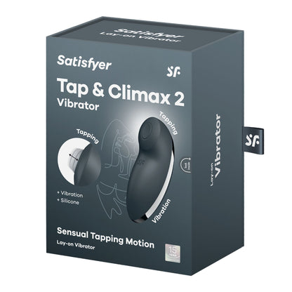 Вібростимулятор-пульсатор Satisfyer Tap & Climax 2 Grey