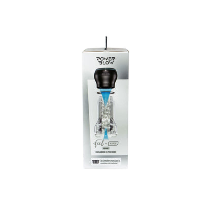 Мастурбатор Kiiroo Feel Pocket Crystal зі всмоктувальною інтерактивною насадкою PowerBlow Combo Set
