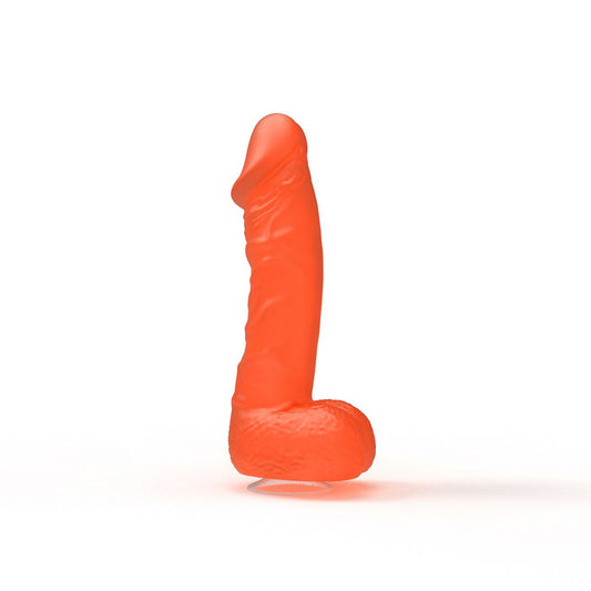 Крафтове мило-член з присоскою Чистий Кайф MEDIUM Orange, натуральне