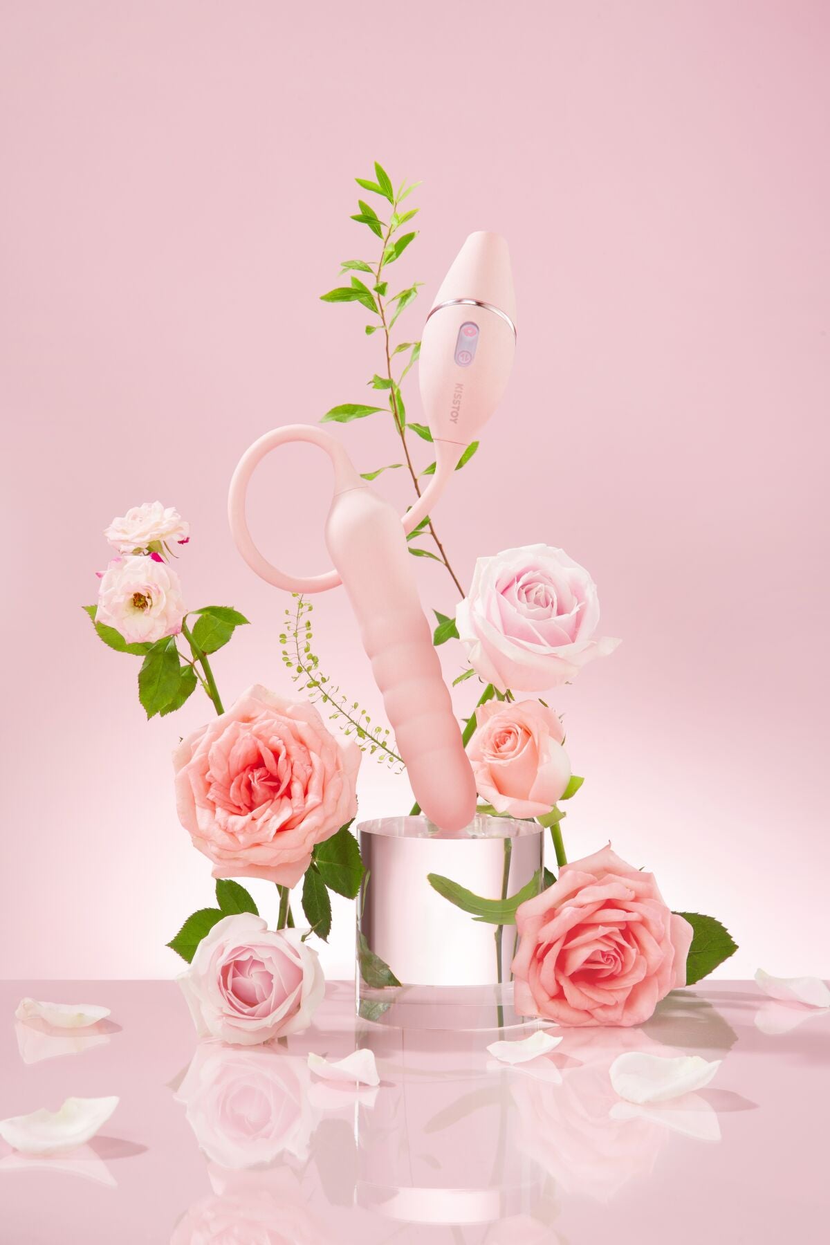 Пульсатор з вакуумним стимулятором KISSTOY Cathy III Pink