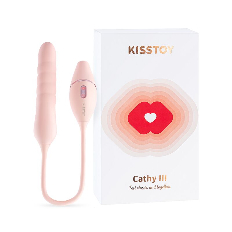 Пульсатор з вакуумним стимулятором KISSTOY Cathy III Pink