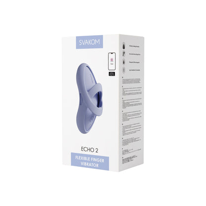 Кліторальний вібратор Svakom Echo 2 Sky Blue