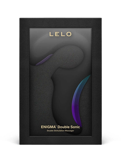 Кліторально-вагінальний звуковий стимулятор LELO Enigma Double Sonic Black